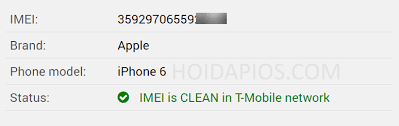 Hướng dẫn kiểm tra sạch cước,nợ cước, báo mất iPhone nhà mạng T-Mobile USA - Hỏi đáp iOS - hoidapios.com