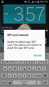 Thẻ SIM không được hỗ trợ Samsung