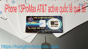 Fake quốc tế iPhone 13ProMax Lock Mỹ AT&T không xài sim ghép - hungthinhmobile.com